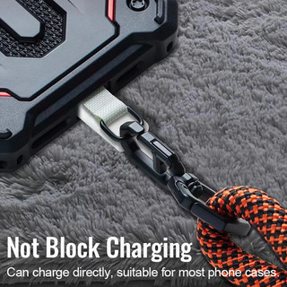 Dây buộc điện thoại Nylon cho iPhone 16 15 14 13ProMax Dây đeo điện thoại có thể điều chỉnh Dây buộc cổ điện thoại cho Samsung Galaxy S25 Ultra