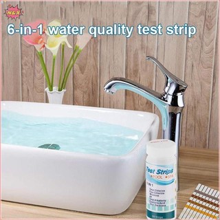 Giấy kiểm tra clo PH đa năng N & X 6 trong 1 SPA giấy kiểm tra nước bể bơi.