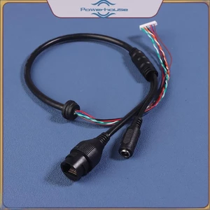 POWER 12Pin 8 / 10Core POE Cổng Mạng Nữ Cáp Kết Nối Dây Nguồn Cho IP Dome Camera Giám Sát Cáp IP.