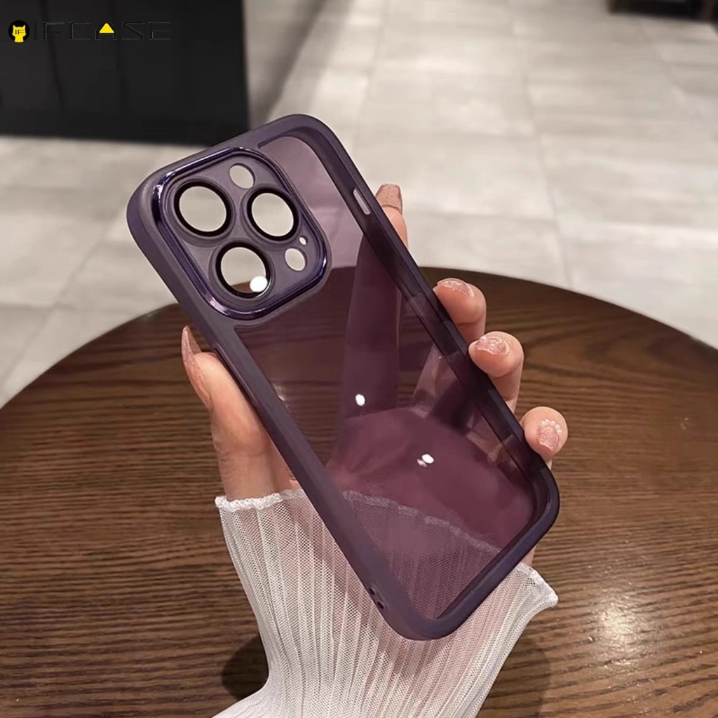 Dành Cho Redmi 15 15C Note 15 14 Turbo 4 K90 K80 Pro Plus Max A5 4G Redmi15C Ốp Điện Thoại Có Ống Kính Máy Ảnh Màu Trơn Mờ Doanh Nhân Bé Trai Cô Gái Vỏ Mềm Trong Suốt