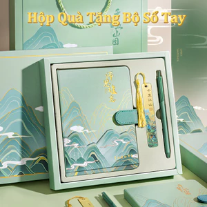 Hộp Quà Tặng Bộ Sổ Tay, Phong Cách Trung Hoa, Hộp quà tặng ý nghĩa, Phù Hợp để Tặng Giáo Viên, đồng Nghiệp
