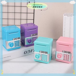 ZMONH Trẻ Em Tiền Ngân Hàng Mật Khẩu Heo Đất ATM Tiền Đồng Xu Hộp Tiền Cho Trẻ Em Sinh Nhật