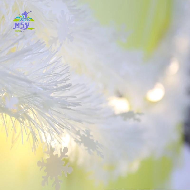 Trang trí treo bông tuyết bằng nhựa trắng - Tiệc tùng cây thông Noel Sinh nhật Photo Prop