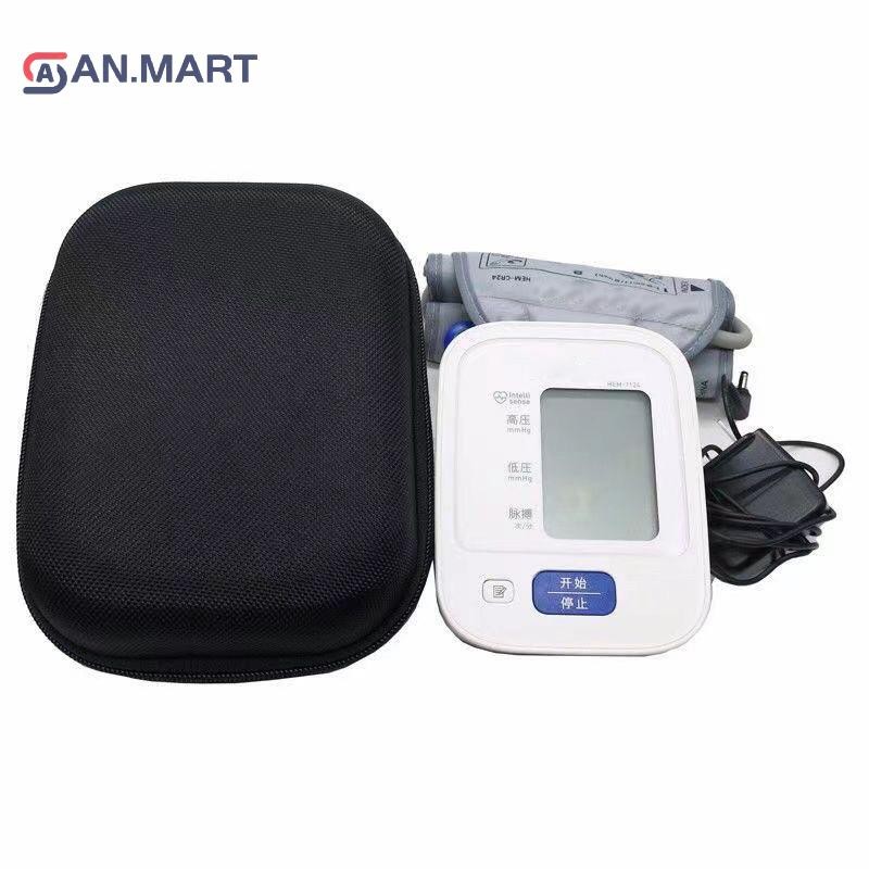 Bigdealssuper EVA Hard Case Cho Máy Theo Dõi Huyết Áp Cánh Tay Trên Di Động Du Lịch Mang Theo Bảo Vệ Túi Cứng Hộp Bảo Quản Siêu