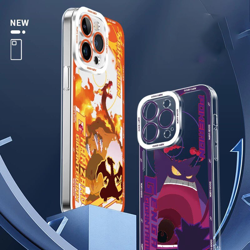Ốp Điện Thoại Anime Dynamax Gengar Pikachu Cho Redmi A5 15C 13C 14C 12C A3 13 10C 12 4G 9C 9i 10A 10 Vỏ Mềm Trong Suốt TPU Pokemon Thời Trang Silicon Trong Suốt Chống Sốc Nhật Bản