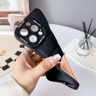 Ốp điện thoại Yier Bubu ảnh hồ sơ cho iPhone 17 / 17 Air / 16E / 15 Plus / 14 / 13 / 12 / 11 / Pro Max. Chống sốc rơi. Hộp đựng túi khí kiểu áo khoác silicon lỏng che phủ toàn diện