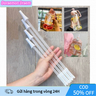 Phụ kiện ống hút thay thế đa năng, tương thích với bình nước báo giờ và bình thể thao, chất liệu bền bỉ chống nứt vỡ