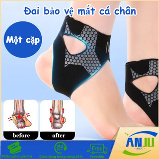 Bộ Đôi Băng Quấn Cổ Chân Cao Cấp - Co Giãn 4 Chiều, Hỗ Trợ Giảm Đau & Phục Hồi, Cho Thể Thao