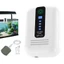 Máy bơm không khí bể cá CODECOVED, Máy bơm oxy câu cá siêu im lặng Sạc USB, Phụ kiện câu cá Tuổi thọ pin dài Chế độ kép với Airstones Máy sục khí oxy di động Bể rùa