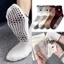 IAPPORTUNIA Tất Tập Yoga, Tất Cotton Chống Trơn Trượt Pilates, Ruffle Cuff Silicone Grips Thoáng Khí Tất Ballet Yoga Barre Ballet