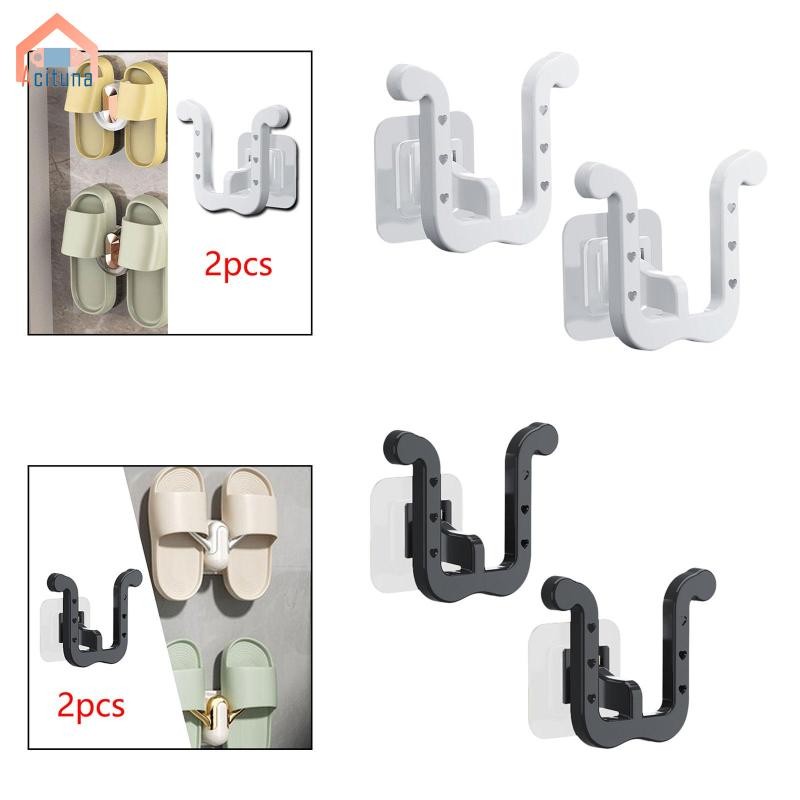2x Kệ Sandal Treo Tường Cho Hệ Thống Thoát Nước Giày Trong Phòng Khách Hình Chữ U