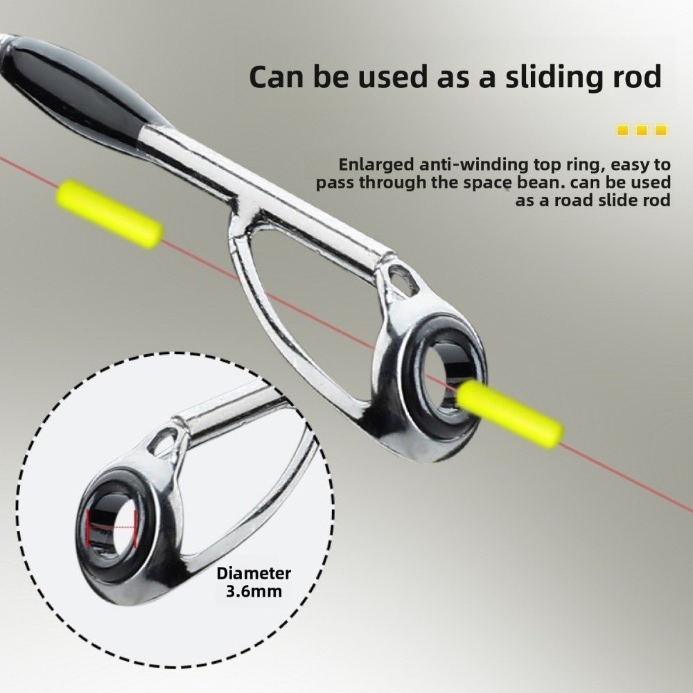 Cần câu SAIA với kính thiên văn, tay cầm carbon, thanh thu hút đầu rắn, chiều dài tổng thể 1,8m, rút gọn 1,5m - Siêu nhẹ cho du lịch