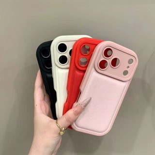 Ốp điện thoại di động họa tiết đệm khí sang trọng cho iPhone17 16 15 14 13 12 11 Pro Max bảo vệ camera chống sốc chống rơi mặt sau mềm