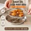 Bộ khay lưới inox kèm khay hứng dầu có tay cầm tiện dụng 19cm
