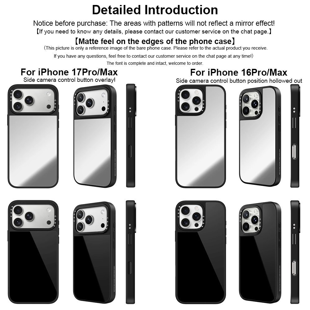 Ốp điện thoại cứng gương hình mèo chấm bi từ tính cho iPhone 17 Pro Max 17 Air 16 Plus 15 14 13 12 11 Vỏ chống sốc