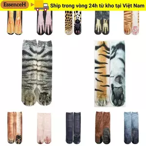 ESSENCEH In Hình Động Vật Tất, Cotton Dày Chó Mèo Khủng Long Hổ Tất, Unisex Người Lớn Thoáng Khí Gag Quà Tặng Giáng Sinh Mới Lạ Vớ