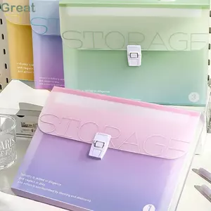 Thư mục tập tin A4 TUYỆT VỜI, Giấy kiểm tra Lưu trữ phân loại Túi Organ, Chất lượng cao 13 túi PP chống nước Danh mục đầu tư Người tổ chức sinh viên