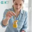 Móc khóa nút GHX Coquí có âm thanh thực tế & đèn LED lưu niệm Puerto Rico Quà tặng sinh nhật Đồ chơi giảm căng thẳng dễ thương cho trẻ em VN