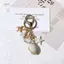 PNPIA- Túi đi biển sành điệu Charms Móc khóa Sao biển để trang trí xe hơi và thời trang ven biển