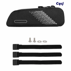 Túi ống trước xe đạp CQCJ, Túi ống trên xe đạp nhẹ 24,7 x 5,6 x 8cm, Túi khung xe đạp 15L chống nước bền bỉ Đi xe hàng ngày