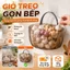 🔥 sốc🔥Giỏ treo tường đựng hành tỏi gừng bếp | Kệ treo tường đựng rau củ thông thoáng | Hộp đựng hành tỏi gừng đa năng