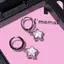 GHX Gothic Dễ Thương Giấc Mơ Cổ Tích Ánh Trăng Đá Ngôi Sao Mặt Dây Chuyền Bông Tai Cho Egirl Y2K EMO 2000s Bông Tai Kẹp Goth Vintage Phụ Kiện Trang Sức VN