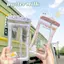 TOPTOOLCX 1 Chiếc Điện Thoại Chống Thấm Nước, Túi Điện Thoại Thỏ Hoạt Hình Đa Năng, Có Dây Đeo Dây Treo Túi Khí Chống Sốc Vỏ Điện Thoại