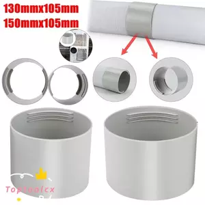 Đầu nối ống xả điều hòa TOPTOOLCX, Ống nối ống mở rộng ống dẫn 130 / 150mm đa năng, Bộ phận kết nối gia đình linh hoạt bền bỉ cho điều hòa không khí di động