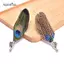 AqToCna Handmade Peaco Pheasant Lông Thổ Cẩm Mũ Ve Áo Pin Phù Hợp Với Phụ Kiện Cưới AqToCna