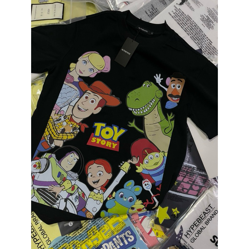 （Giao hàng 24h）Angela Áo thun in Toy Story siêu cute chất cotton hình in sắc nét áo form rộng