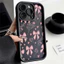Ốp Lưng Cây Hoa Nơ Màu Hồng Dễ Thương Cho Xiaomi 15T 14T POCO X8 Pro Max X7 X6 X5 X3 F5 F3 A7 M7 M3 M6 Pro F7 F8 Siêu Vỏ Silicon Mờ Mềm Chống Sốc Nhiều Bước TPU