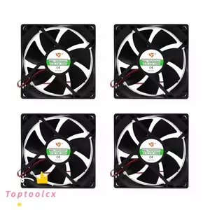 Quạt máy chủ TOPTOOLCX, Quạt làm mát máy hàn âm lượng không khí cao thông gió, Quạt máy hàn ống xả 9CM 24V 0.30A 4500RPM cho YTD249225S04501