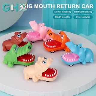 GHX Cắn Tay Cá Sấu Miệng Kéo-ba Đồ Chơi Ô Tô Hoạt Hình Hippo Puppy Kéo Ba Đồ Chơi Xe Báo Chí Răng Cắn Ngón Tay Triy Đồ Chơi VN