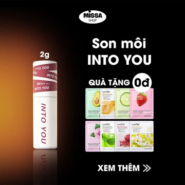 Son lì into you son into you son kem lì son bùn into you son lì không trôi EM08 EM23 EM19 Rose Store chính hãng bền Màu