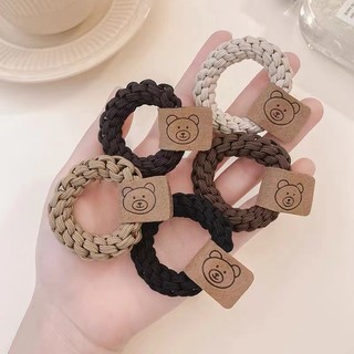 Dây cao su buộc tóc nữ đuôi ngựa, xoắn đầu, độ đàn hồi cao, phong cách lười, phụ kiện tóc ZT1S