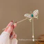 WHX - Kẹp Tóc Cổ Trang Trung Hoa, Sườn Xám, Hanfu, Có Tua Rua, Trang Trí Tóc, Phụ Kiện Tóc