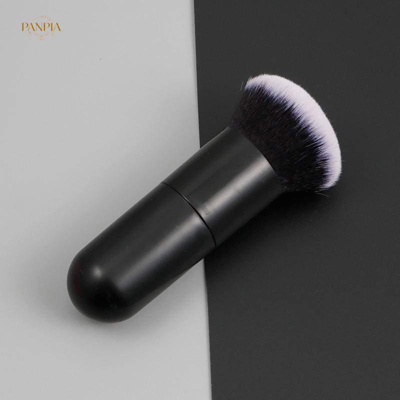 PNPIA- Bàn chải phấn tay cầm tròn chuyên nghiệp Bàn chải trang điểm Fluffy Soft Foundation Blush Brush Mỹ phẩm làm đẹp Quà tặng nữ