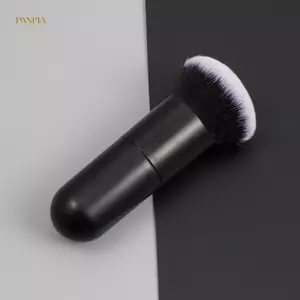 PNPIA- Bàn chải phấn tay cầm tròn chuyên nghiệp Bàn chải trang điểm Fluffy Soft Foundation Blush Brush Mỹ phẩm làm đẹp Quà tặng nữ