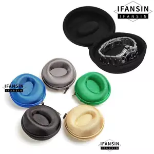 Hộp đựng đồng hồ FANSIN, Vỏ đồng hồ chống sốc EVA, Khóa kéo di động Chống nước Đồng hồ thông minh chống va đập Túi bảo vệ đồng hồ