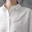 Áo Sơ Mi Nữ Cotton Màu Trắng Chắc Chắn Thời Trang Nữ Tay Dài Công Sở Nữ Làm Việc Rời Top Áo Sơ Mi