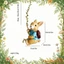 Tượng thỏ treo Tượng thỏ leo núi dễ thương Đồ trang trí động vật