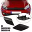 ABS Nhựa Màu Đen Xe Ốp Lưng Đèn Pha Máy Giặt Nắp Cho Golf 6 MK6 2009 2013