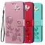 Kim Cương Dập Nổi In Hoa Hồng Ốp Lưng Điện Thoại Honor 600 Pro 5G 600Pro 5G Sách Da Full Silicone Cover