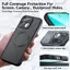 Ốp Lưng Cho Realme 16T 360° Giá đỡ xoay Họa tiết da mờ Không bao giờ biến màu vàng Vỏ điện thoại chống rơi