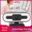 Apill Webcam kỹ thuật số Tuwei 3 màu Có thể điều chỉnh giảm tiếng ồn Camera web máy tính Ứng dụng rộng rãi 1080P có micrô để trò chuyện hội nghị truyền hình