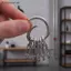 # HB # Móc khóa lò xo bằng kim loại đa năng cộng với 5 chiếc móc khóa cho kẹp móc khóa Carabiner Sử dụng hàng ngày.