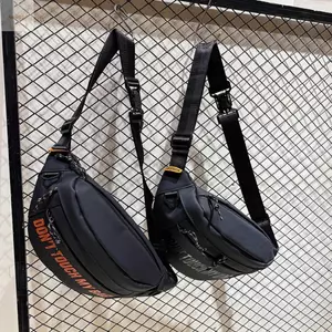 Túi đi xe máy AWNGD, Túi đeo chéo nam dung tích lớn đa năng, Túi đeo vai đa chức năng thông thường chất lượng cao Unisex