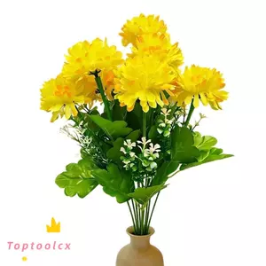 TOPTOOLCX Bó Hoa Nhân Tạo, 10 Đầu Hoa Lụa Thực Tế Màu Hồng, Thời Trang Có Thân Hoa Sắp Xếp Bó Hoa Cô Dâu Mô Phỏng Hydrangea Trang Trí Đám Cưới