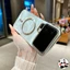 Vỏ từ tính Moiré thanh lịch cho Huawei Nova 14 13 12 11 10 Ultra 9 Pura 70 P60 P50 P50E Pro Plus 5G 4G Vỏ sạc không dây Vỏ điện thoại doanh nghiệp mềm bằng da sang trọng