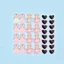 Bộ Kính Mát Có Kẹp Tóc Kính Mát Trái Tim Hình Hoa Với Scrunchies Bộ Quà Tặng Kèm Kẹp Tóc Satin Phụ Kiện Playful